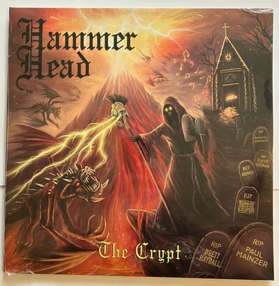 HAMMER HEAD - The Crypt (Brand new 2025 Black Vinyl LP from `80s Tacoma Metal Band)
