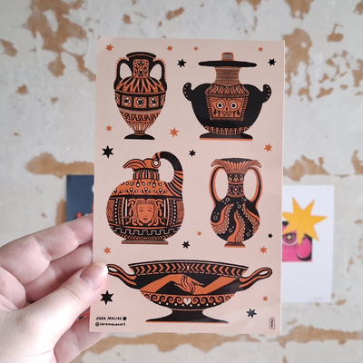 "vases" stickersheet 