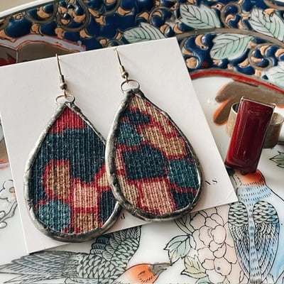 “woven together” earrings & ring set no.01