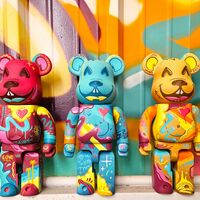 Custom Bearbrick 400% by Topo "Inner Rose" - Thumbnail 2
