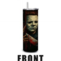 Classic Horror Movie Slashers Halloween Tumbler Collection Set | Free Ship - Thumbnail 4