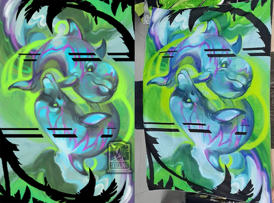 Freefall UV Tapestry 