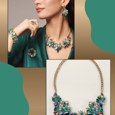 Prismatic majesty statement necklace - Thumbnail 3