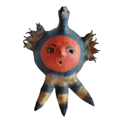 Coconut mask. collectibles. home decoration. wall decoration. interior decoration. mexican mask. mexican craft. mexican folk art.