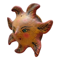 Coconut mask. Collectibles. Home decoration. Wall decoration. Interior decoration. Mexican mask. Mexican craft. Mexican Folk Art. - Thumbnail 2