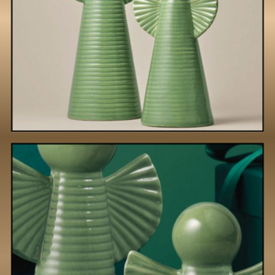 Ceramic minimalist angels