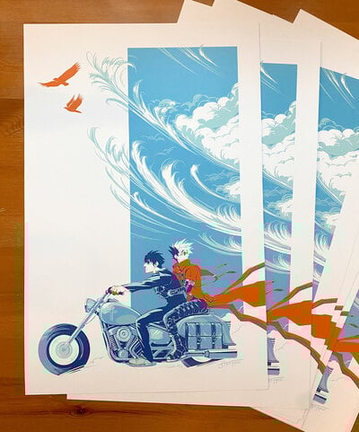 (Digital) Motorcycle Print