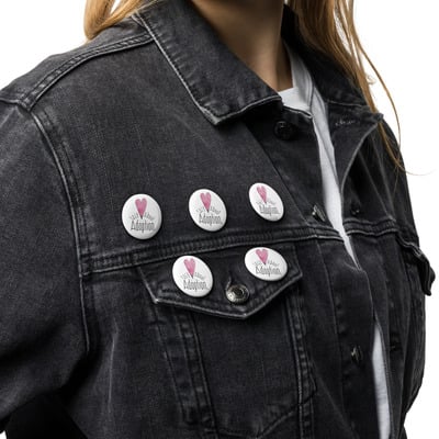 Set of Talk About Adoption Pin Buttons