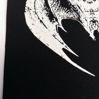Heart shaped Bat Goth Punk Patch - Thumbnail 2