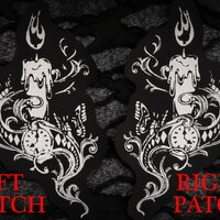 Moths & Candles Victorian Goth Patch - Thumbnail 1