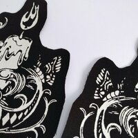 Moths & Candles Victorian Goth Patch - Thumbnail 3
