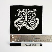 Ribcage Steampunk Patch - Thumbnail 1