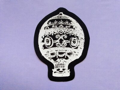 Hot Air Balloon Steampunk Patch