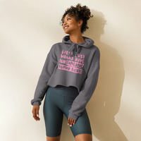 WOMENS RIGHTS/ HUMAN RIGHTS Crop Hoodie - Thumbnail 23