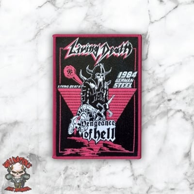 LIVING DEATH Woven Patches
