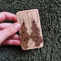 Leaf Earrings - Thumbnail 2