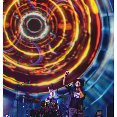 "setting sun ii" sacramento 24.05.13 - pearl jam dark matter tour - large giclée print 16" x 24" - Thumbnail 2