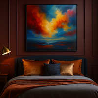 Where Fire Meets Silence Abstract - Thumbnail 1