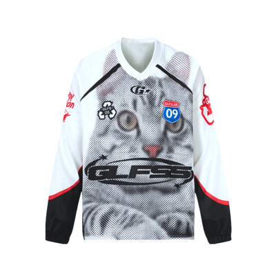 Cat jersey t shirt