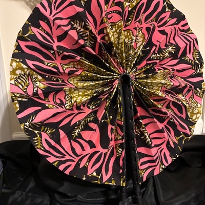 Ankara printed fan xl - Thumbnail 1