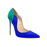 Fashion heels splicing stiletto party shoes for women 5 colors - Thumbnail 5