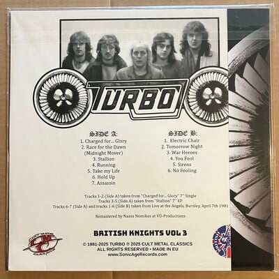 Turbo - charged for... glory: the ultimate anthology (new limited edition import lp from nwobhm band from cult metal classics)