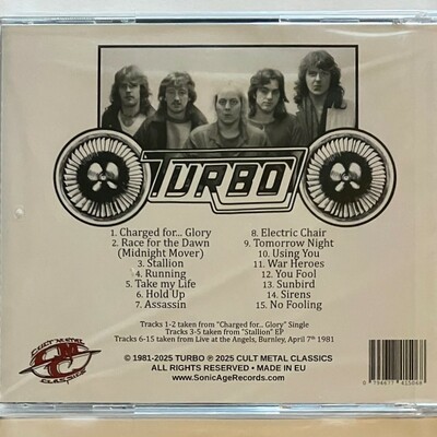 Turbo - charged for... glory: the ultimate anthology (new limited import cd of nwobhm from cult metal classics)