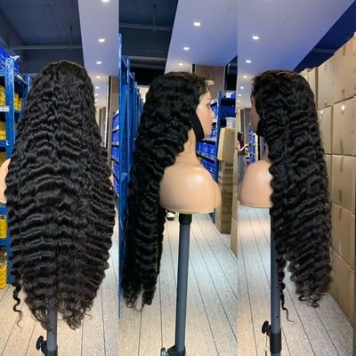 Burmese curly 5x5 lace front wig – 100% human hair, transparent lace, natural look & soft texture