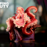 Bishoujo ArTToy by Weartdoing "Sleeping Beauty-Cthulhu Girl-Crimson Tide" - Thumbnail 7