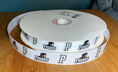7/8" Providence College Inspired Custom Printed Grosgrain Ribbon