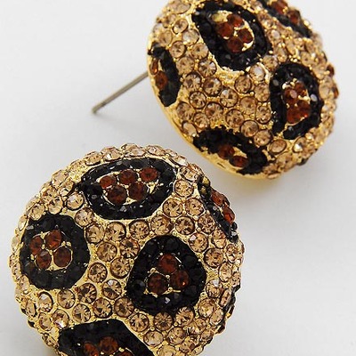 Leopard buttons.