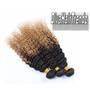 18", 20" & 22" Brazilian Exotic Deep Curly Black to Honey Blonde OMBRE [3 Bundles + CLOSURE] *New*-1