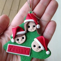 Custom Tree Ornaments 3 figures - Thumbnail 2