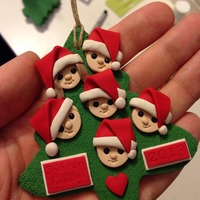 Custom Tree Ornaments 6 figures - Thumbnail 4
