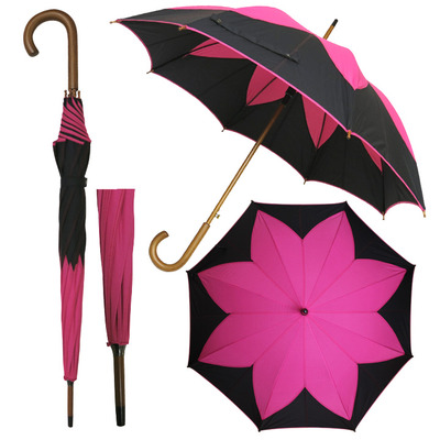 Patch flower umbrella/pink
