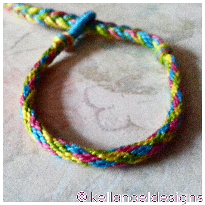 Diamonds Kumihimo Bracelet on Storenvy