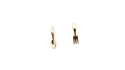 Mini Fork & Knife Earrings