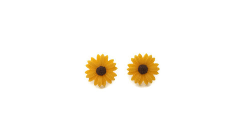 Daisy Flower Earrings