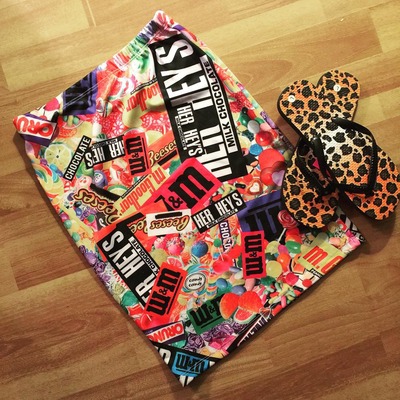 Chocolate candy skirt