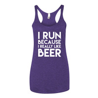 I Really Like Beer Women's tank top - Thumbnail 4