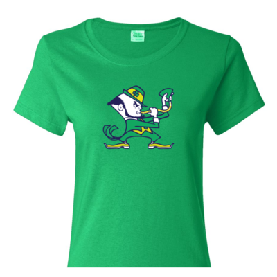 Bonging irish woman's tshirt