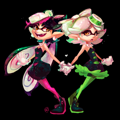 Squid sisters print