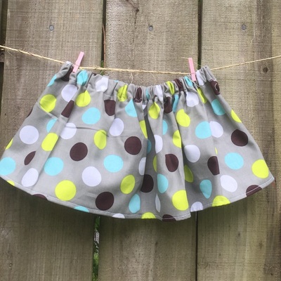 Polka-dot skirt