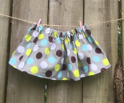 Polka-Dot Skirt