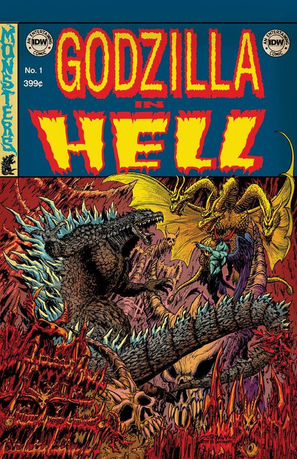Godzilla in Hell #1 print · Zornow Must Be Destroyed