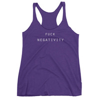 Fuck Negativity - Women's Tank - Thumbnail 3