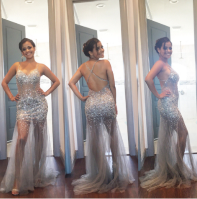 Beading Backless Long Prom Dress,Evening Dress,Prom Dresses,BG211