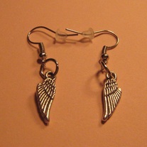 Antiqued Wings Earrings