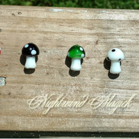 A Really Fungi (Mushroom bead/crystal bottle necklace) - Thumbnail 2