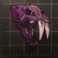 Saber Tooth Skull Patch - Thumbnail 1